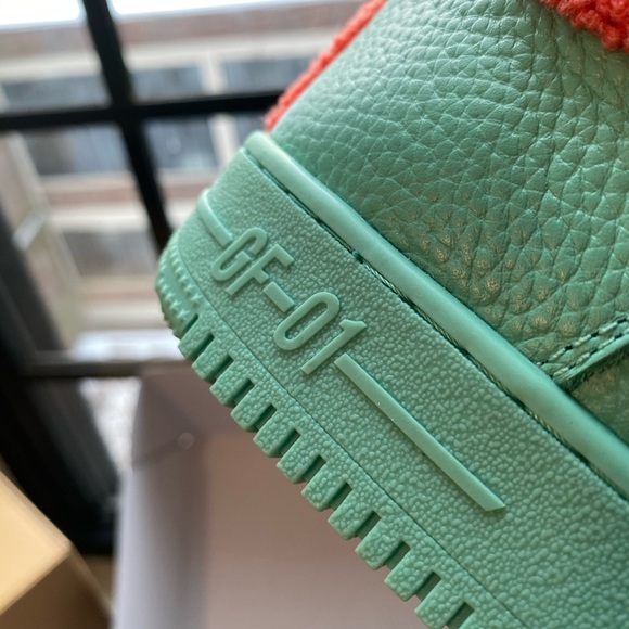 John Geiger Gf-01 peppled leather teal/orange - Picture 5 of 12